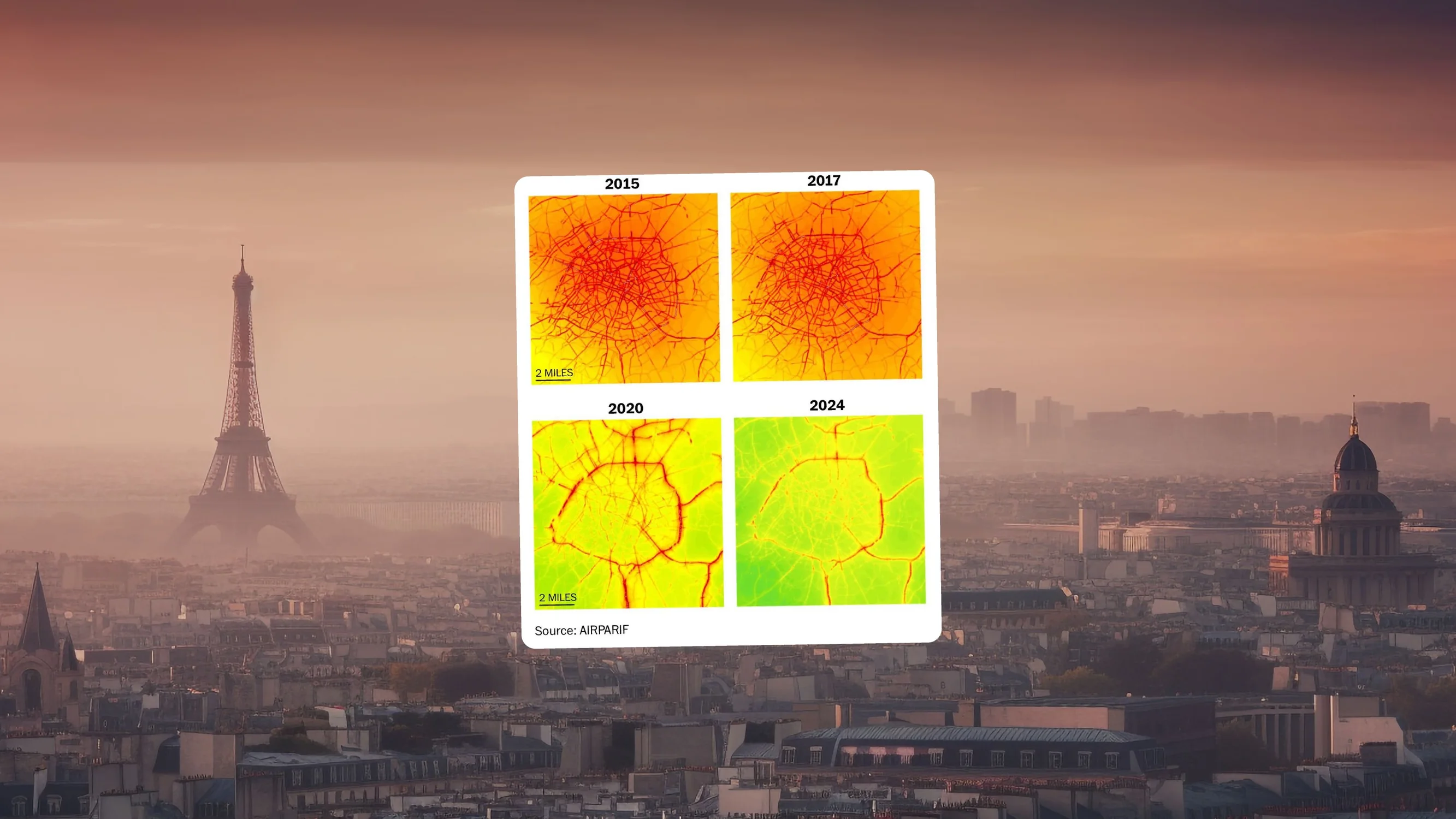 Pollution de l’air  en Île-de-France : embellie à l’horizon ?