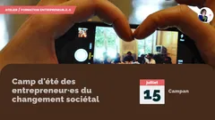 Camp d'été des entrepreneur·es du changement sociétal