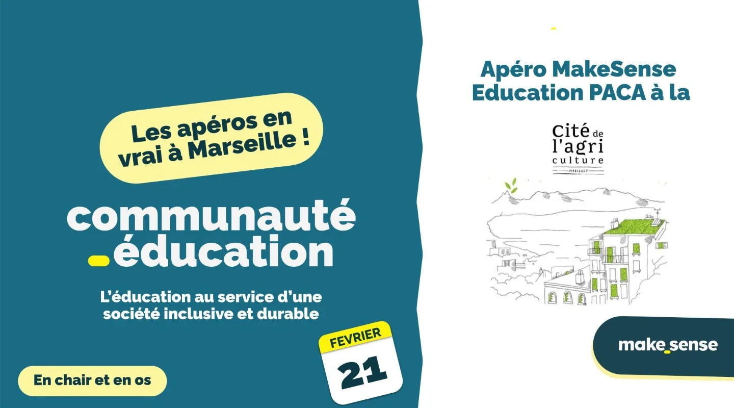 La Communauté makesense Éducation boit un coup sur Marseille 