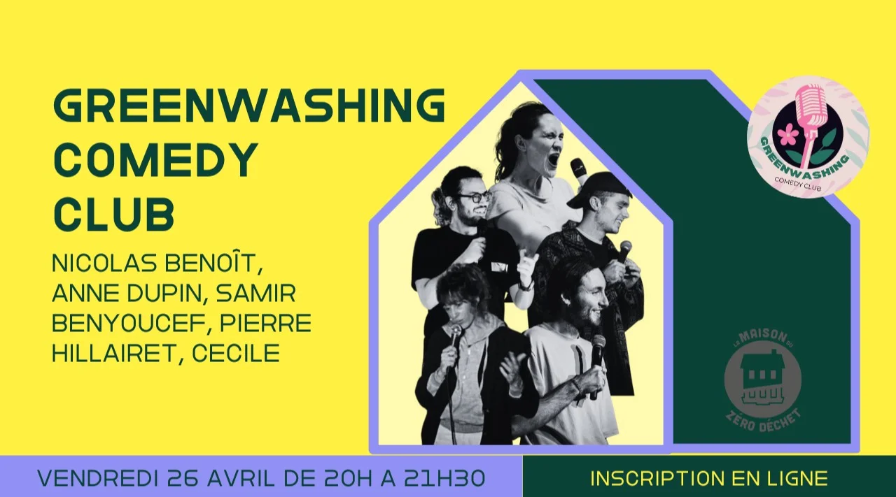 Stand up écolo avec le Green washing comedy club !