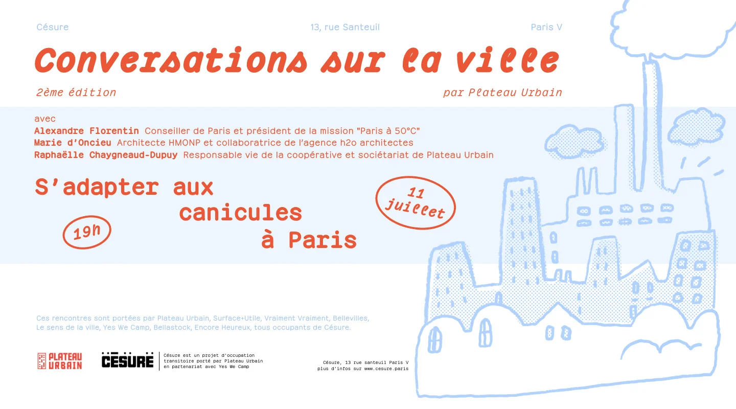 Conversation sur la ville - S’adapter aux canicules à Paris