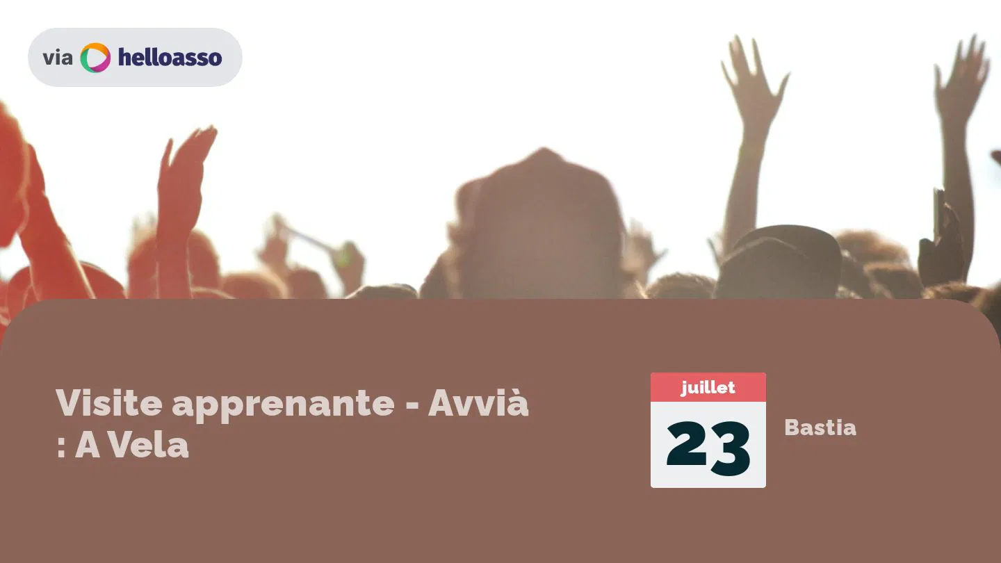 Visite apprenante - Avvià : A Vela