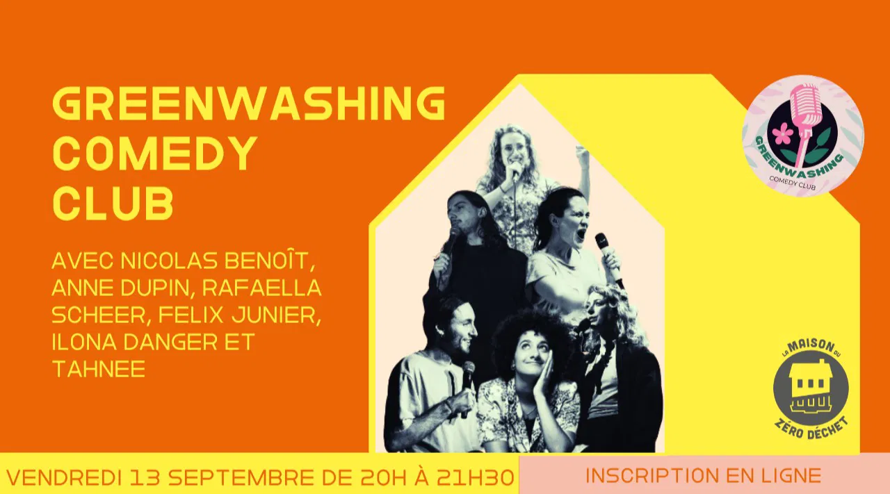 Soirée stand up écolo avec le Greenwashing comedy club
