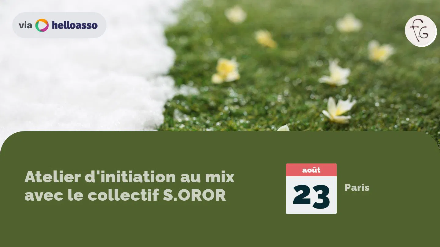 Atelier d'initiation au mix avec le collectif S.OROR
