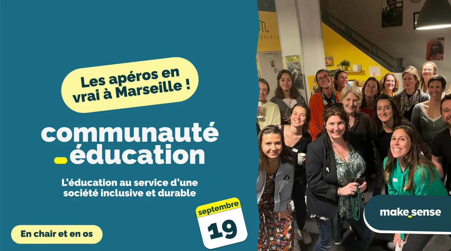 Apéro en ligne pour rassembler la Communauté MakeSense Education PACA