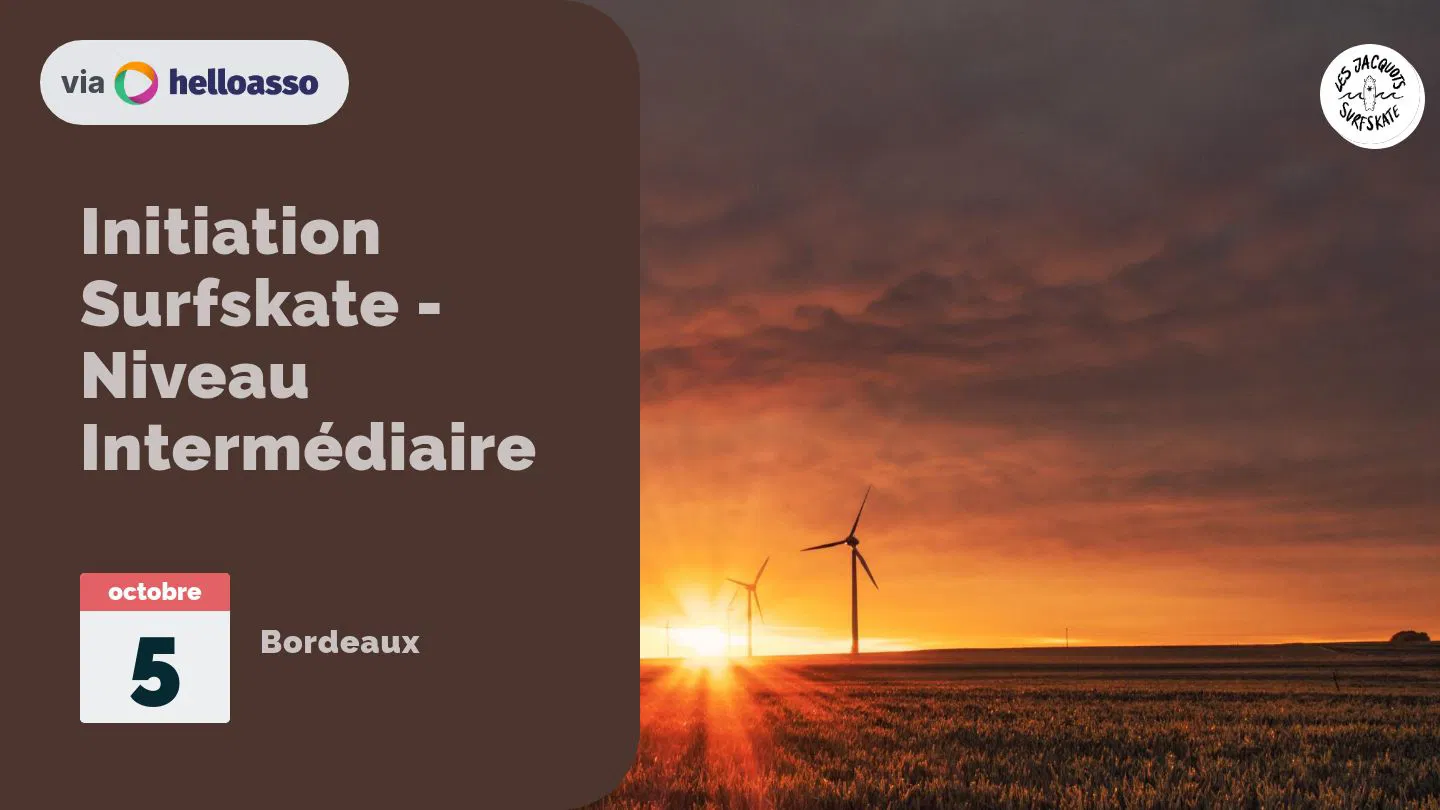 Atelier Surfskate - DROP - Intermédiaire