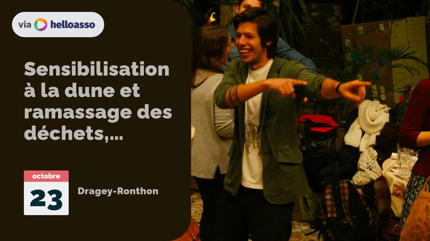 Sensibilisation à la dune et ramassage des déchets, Dragey Ronthon le 23/10