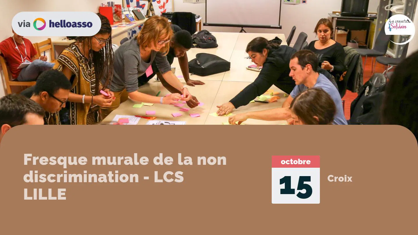 Fresque murale de la non discrimination - LCS LILLE