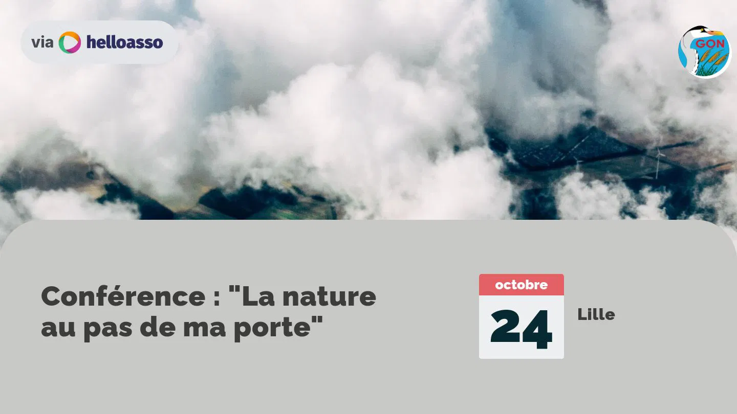Conférence : "La nature au pas de ma porte"