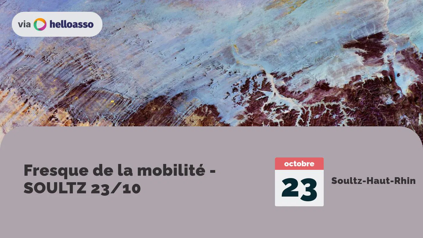 Fresque de la mobilité - SOULTZ 23/10