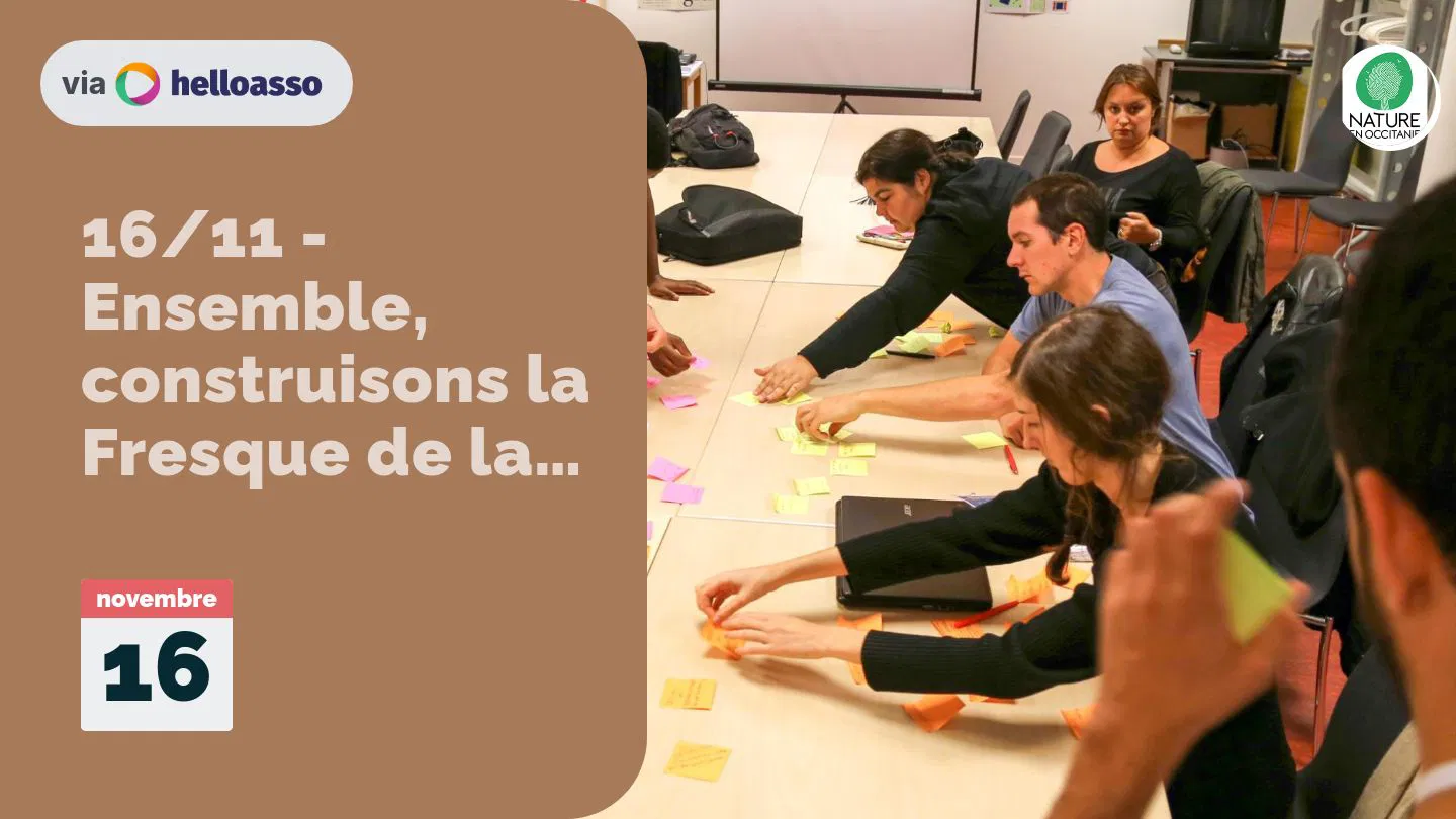 16/11 - Ensemble, construisons la Fresque de la Biodiversité (Atelier)