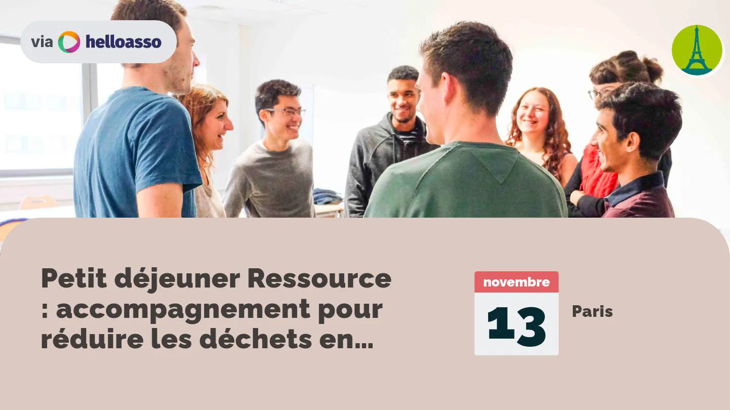 Petit déjeuner Ressource : accompagnement pour réduire les déchets en entreprise