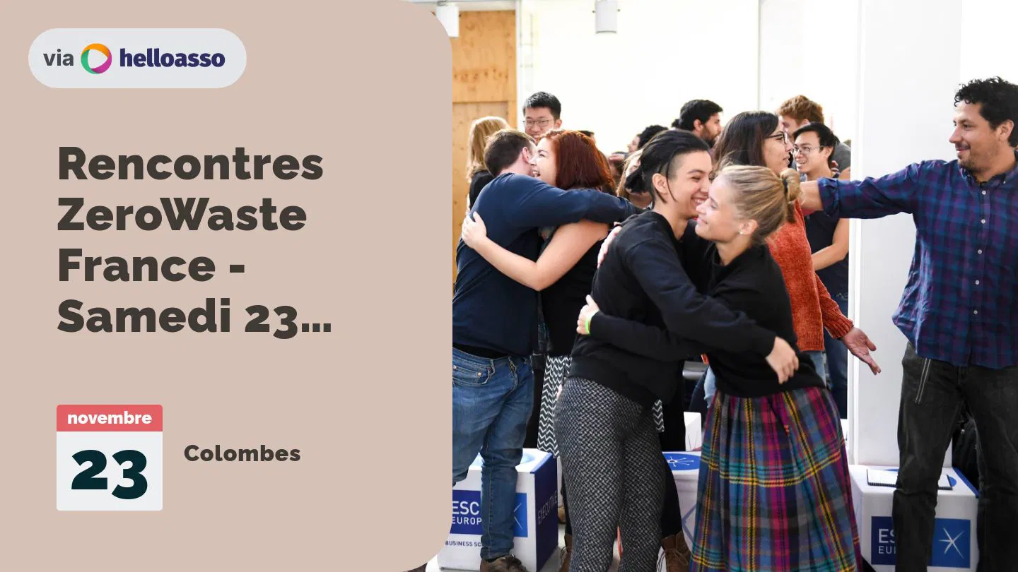 Rencontres ZeroWaste France - Samedi 23 novembre - 10h-12h