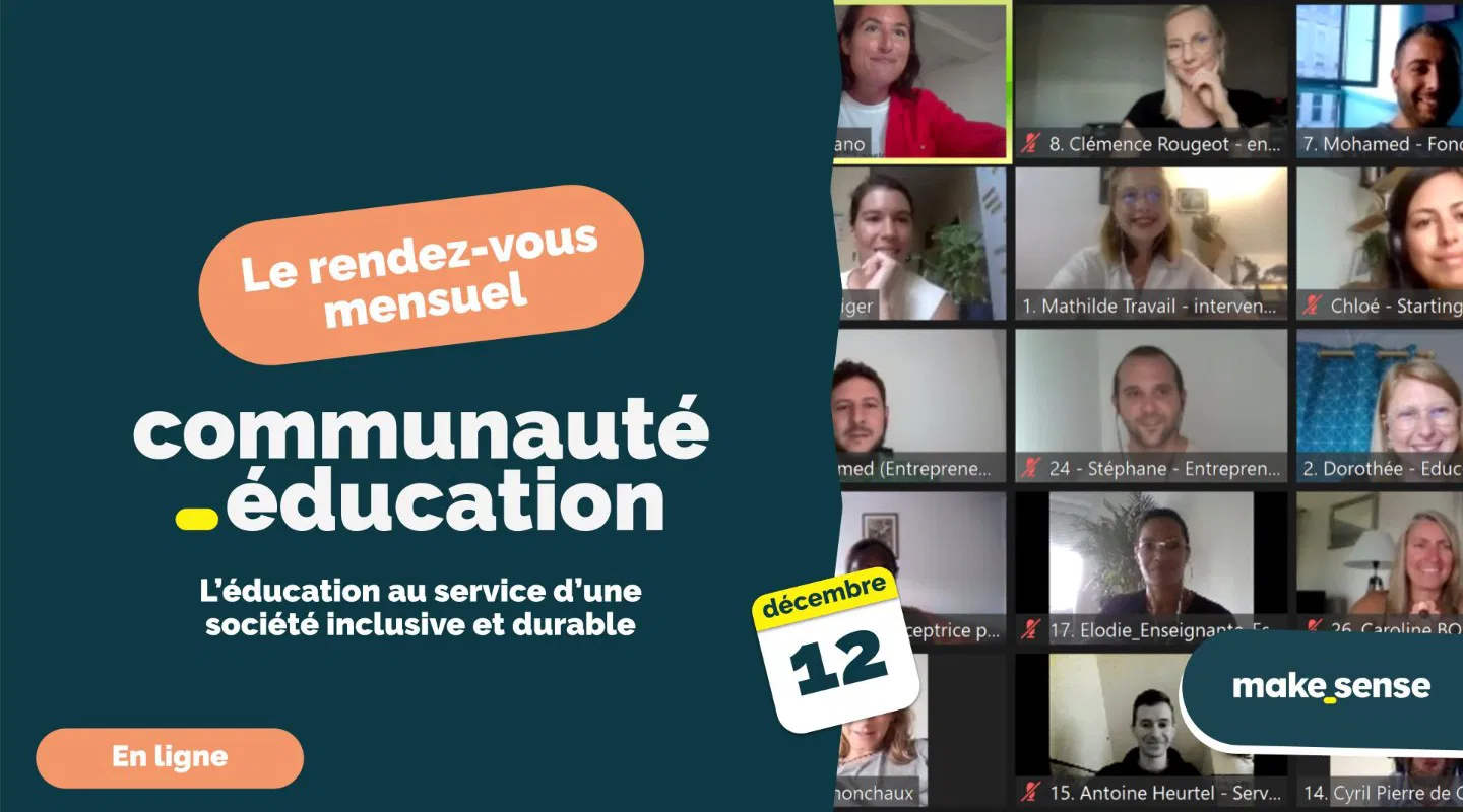 Le rendez-vous mensuel de la Communauté Éducation ! 