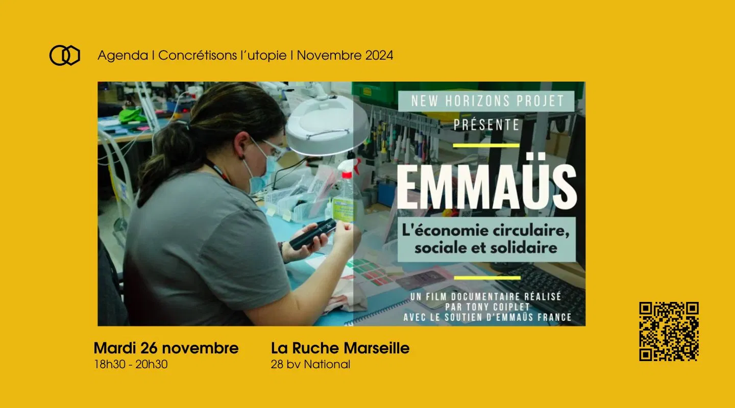 Projection-débat : Emmaüs, L'économie circulaire, sociale et solidaire