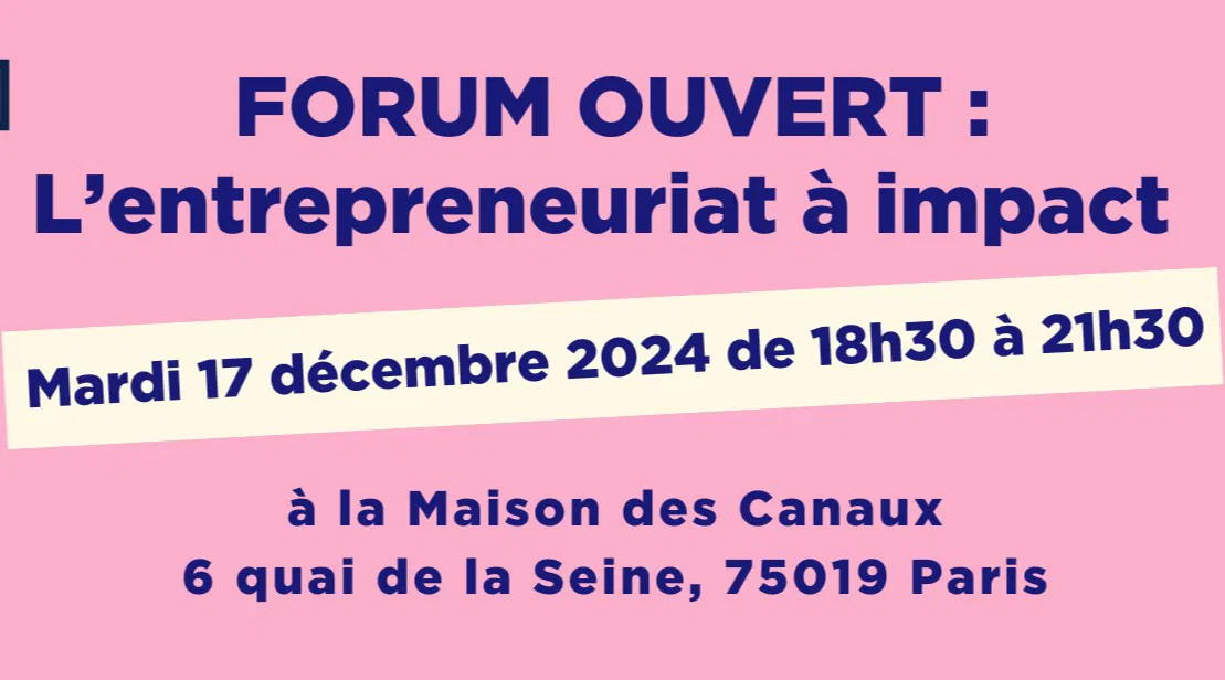 Soirée Networking sur l'Entrepreneuriat à Impact !