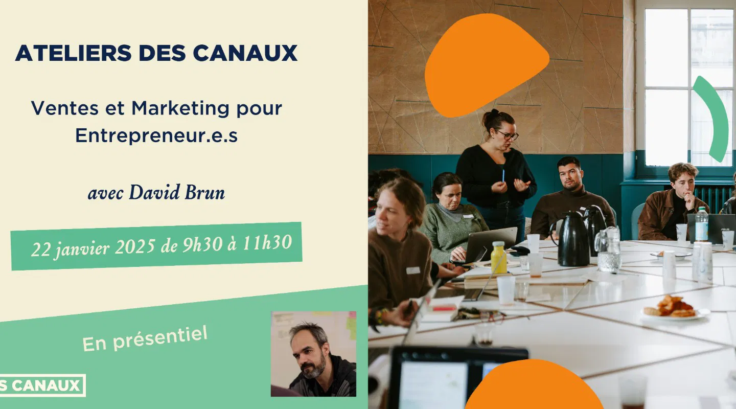 Atelier - Ventes et Marketing pour Entrepreneur.e.s