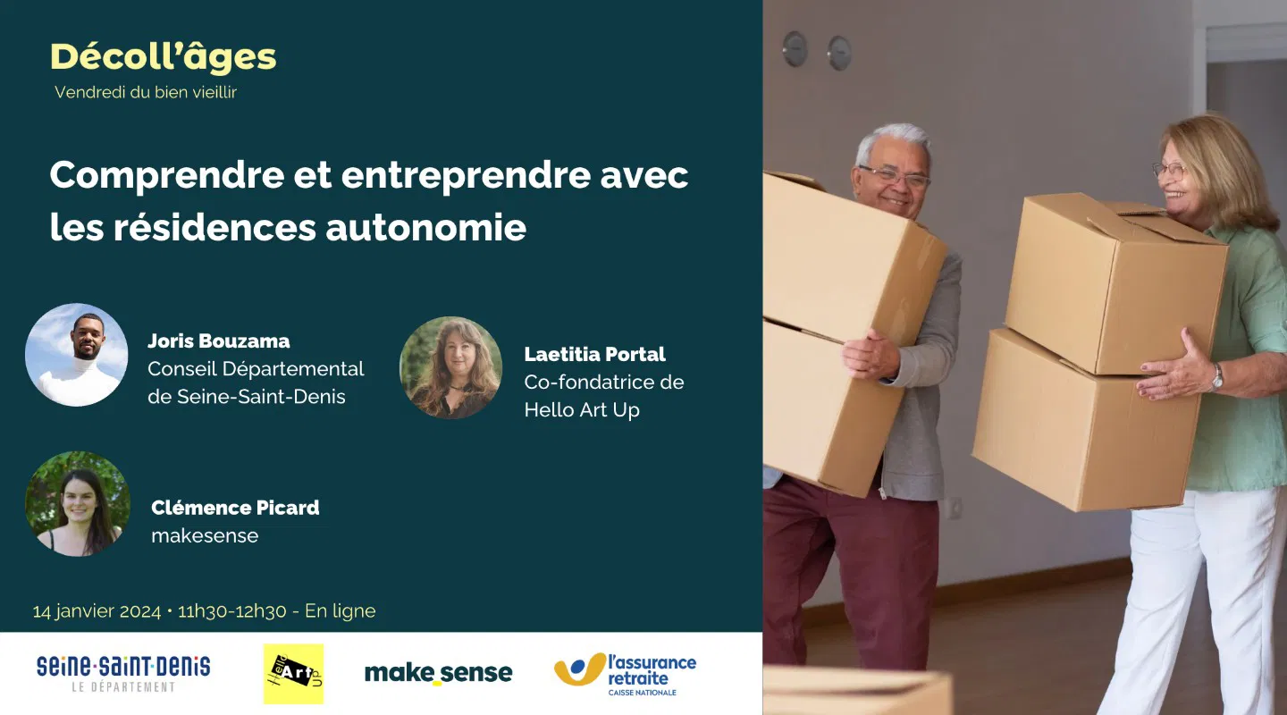 Vendredi du bien vieillir #3 : comprendre et entreprendre avec les résidences autonomies