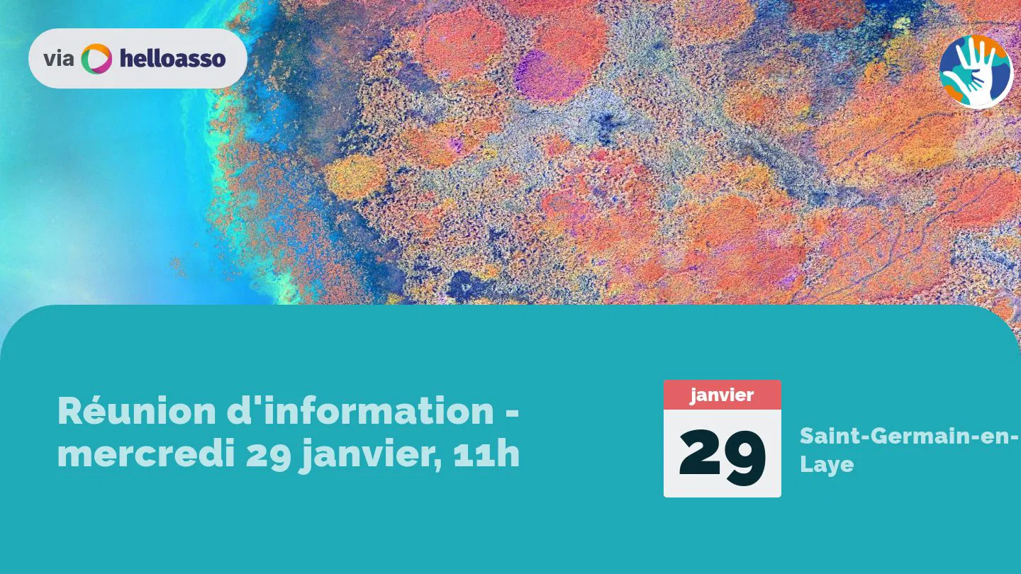 Réunion d'information - mercredi 29 janvier, 11h