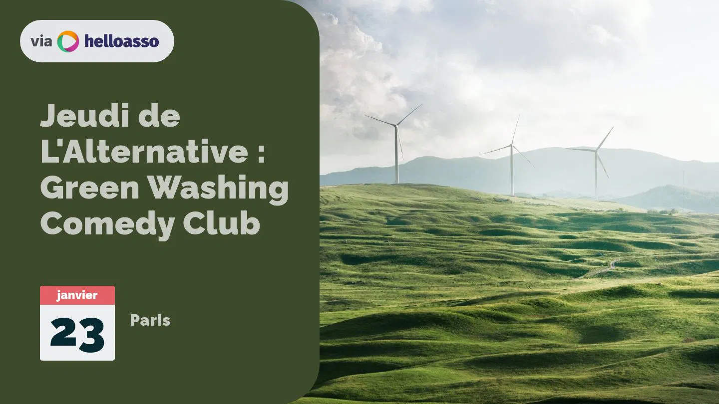 Jeudi de L'Alternative : Green Washing Comedy Club