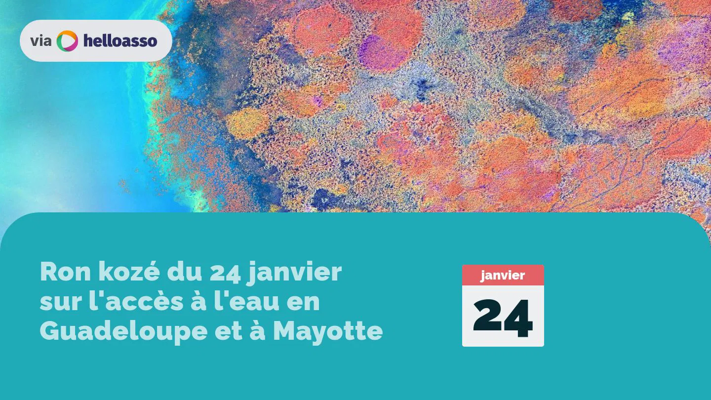 Ron kozé du 24 janvier sur l'accès à l'eau en Guadeloupe et à Mayotte
