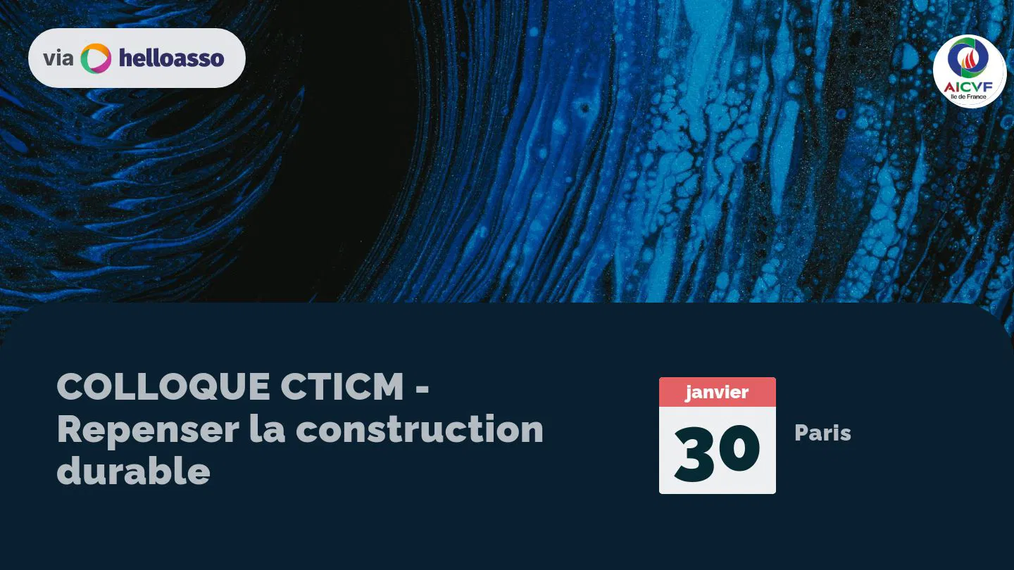 COLLOQUE CTICM - Repenser la construction durable