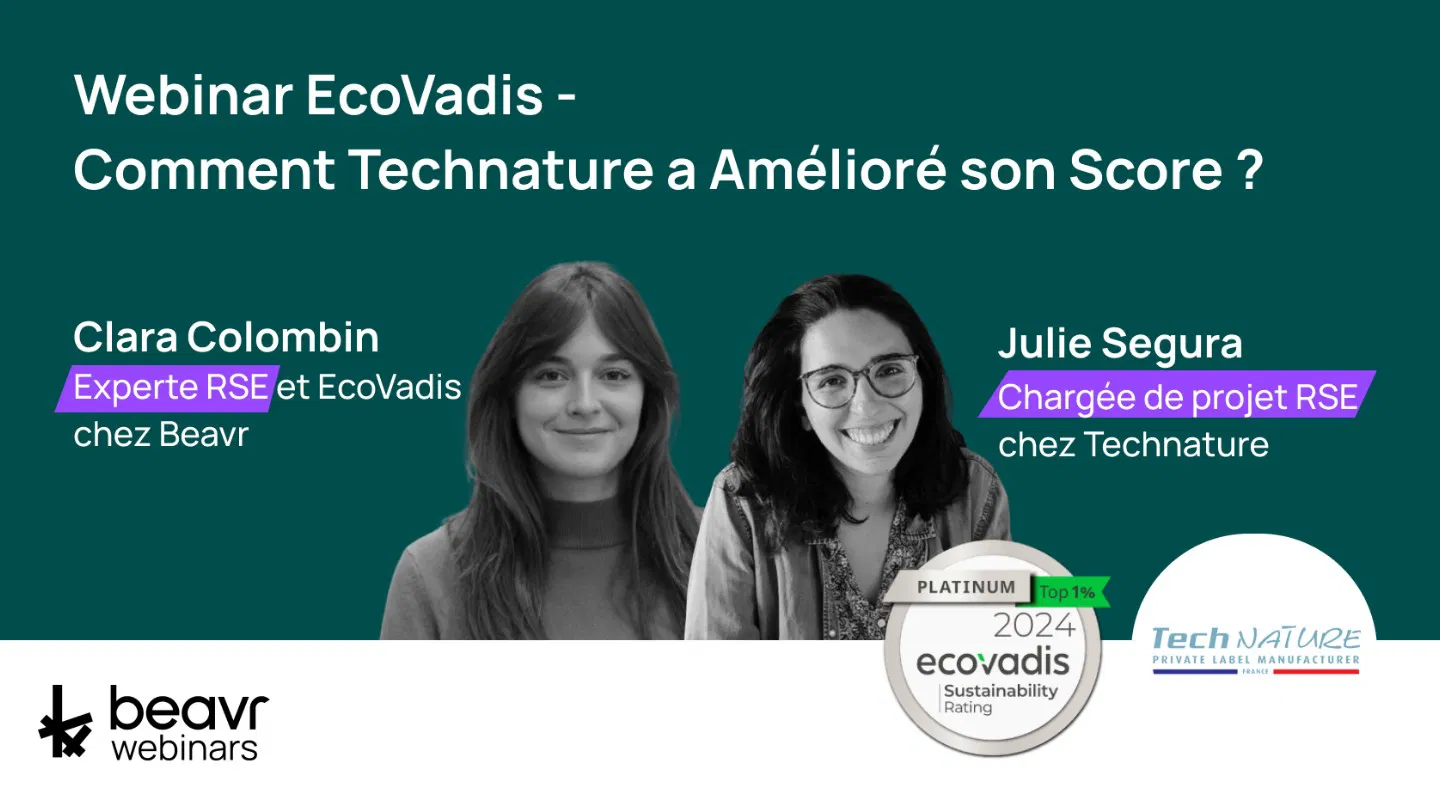 EcoVadis - Comment Technature a amélioré son score ?