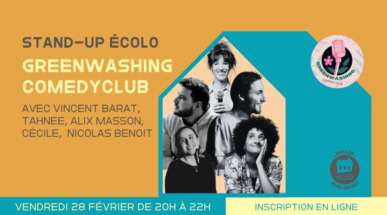 Soirée de stand-up écolo avec le Greenwashing Comedy Club