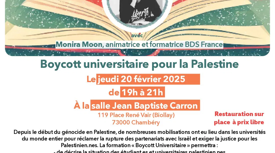 Boycott universitaire pour la Palestine