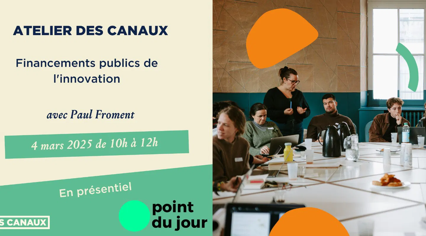 Atelier - Financements publics de l'innovation