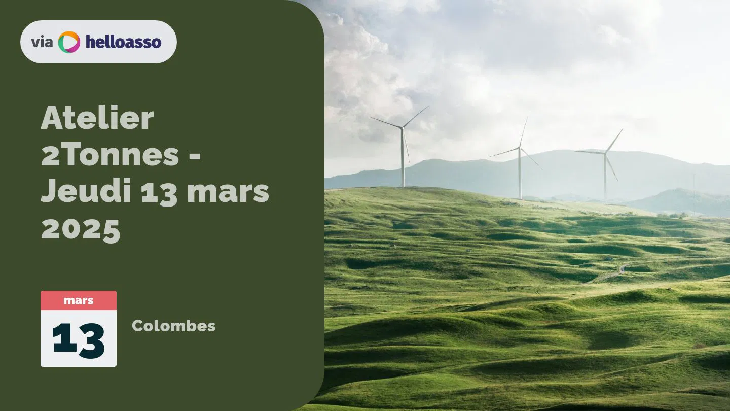 Atelier 2Tonnes - Jeudi 13 mars 2025