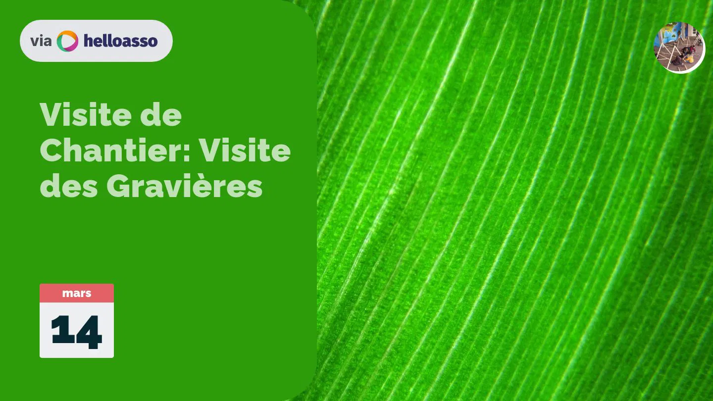 Visite de Chantier: Visite des Gravières 