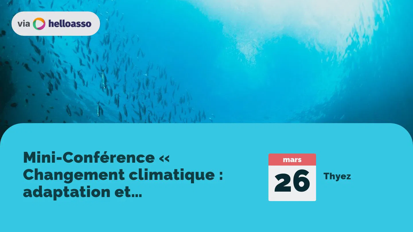 Mini-Conférence « Changement climatique : adaptation et atténuation »