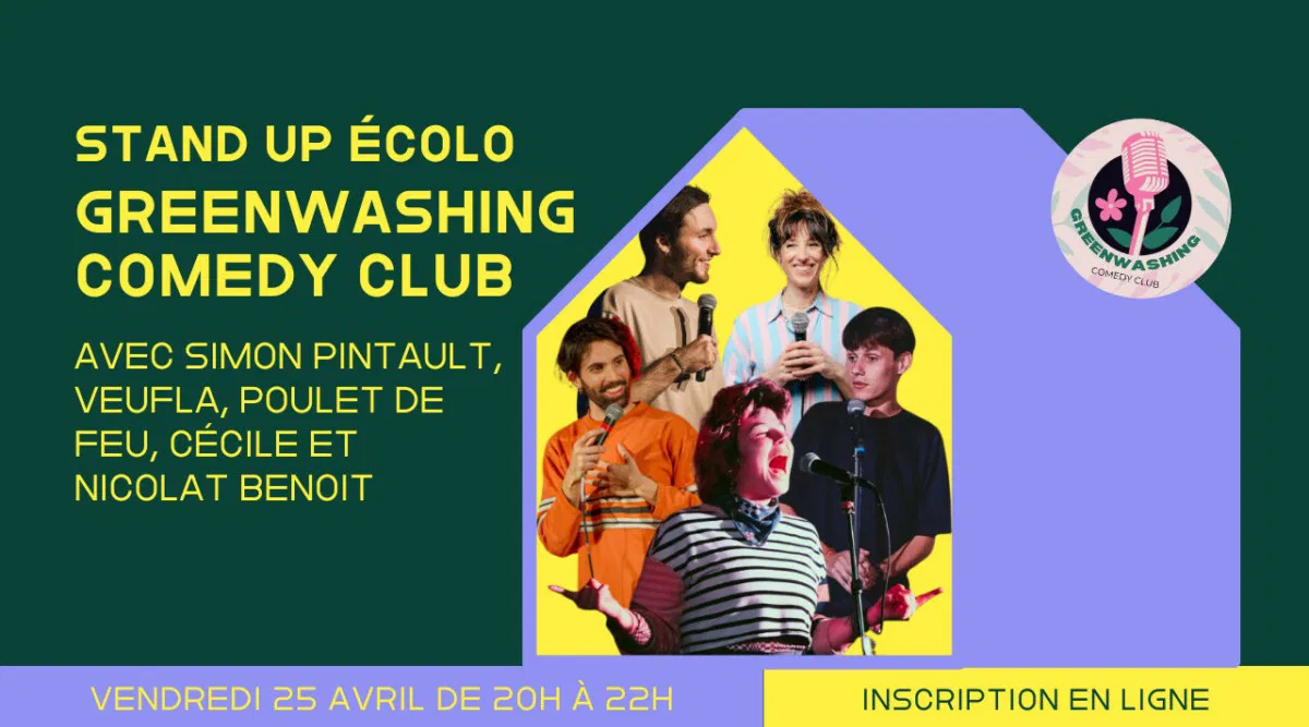 Soirée de stand up écolo avec le Greenwashing Comedy Club