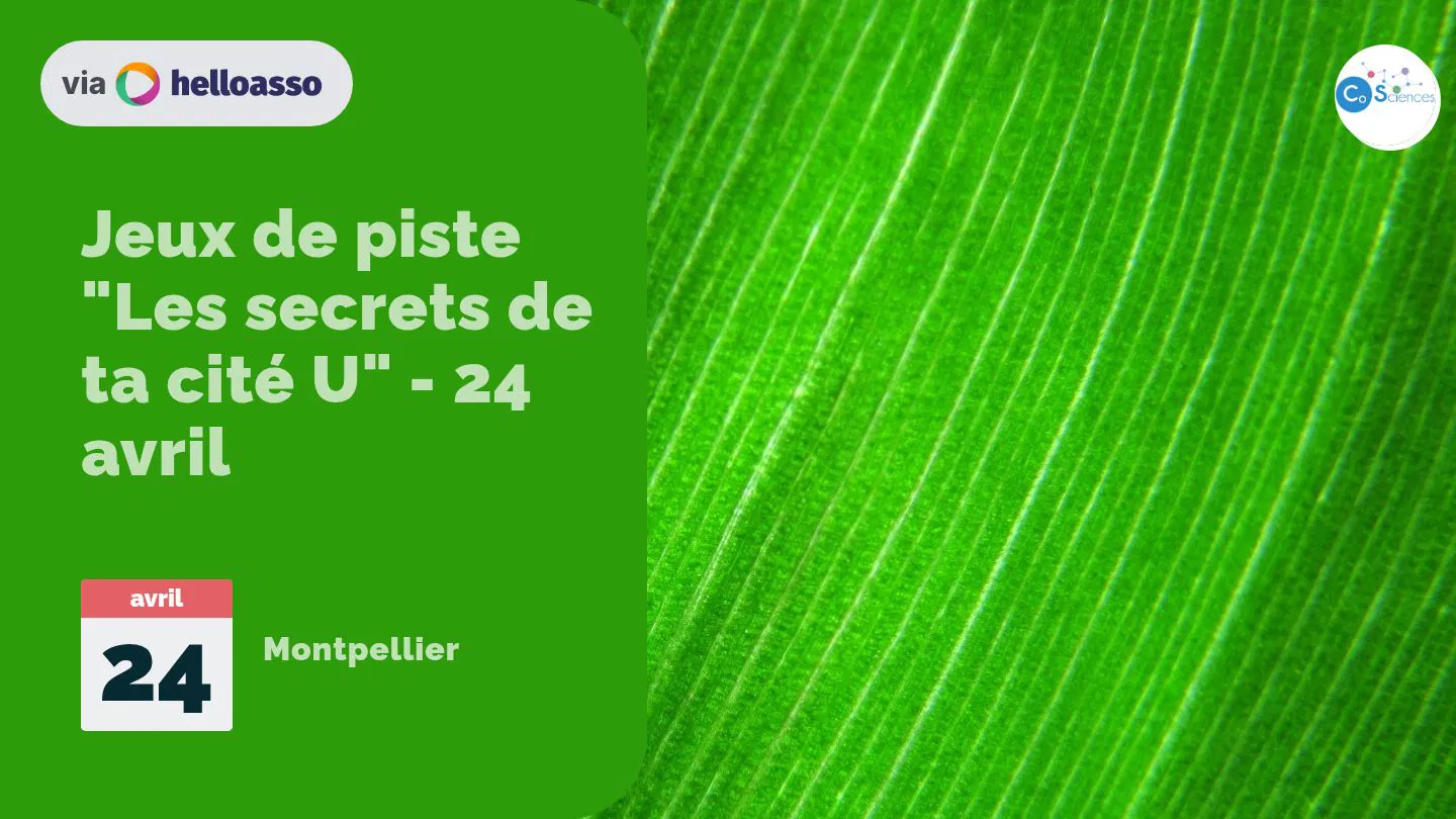 Jeux de piste "Les secrets de ta cité U" - 24 avril