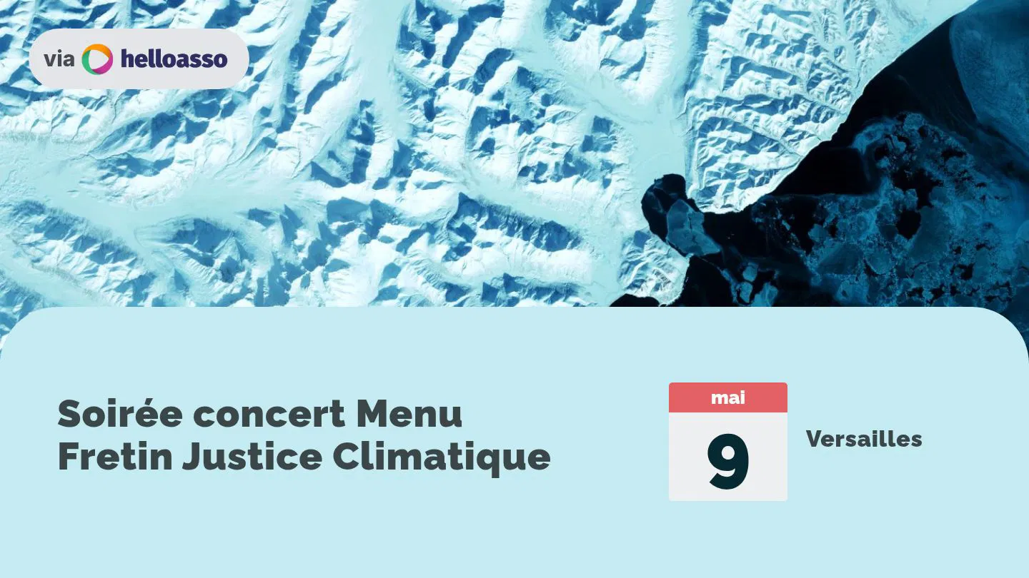Soirée concert Menu Fretin Justice Climatique