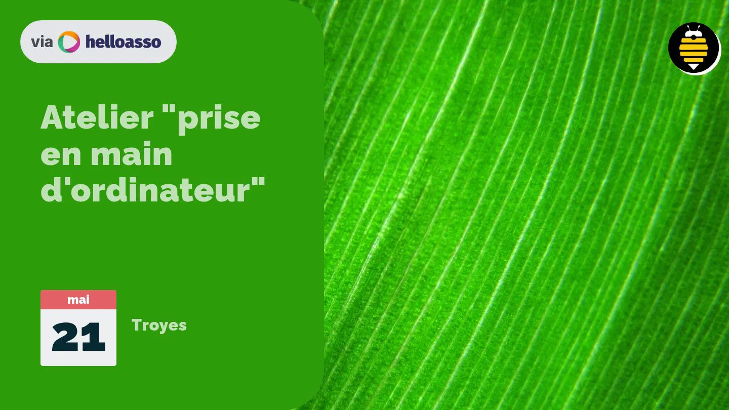 Atelier "prise en main d'ordinateur"