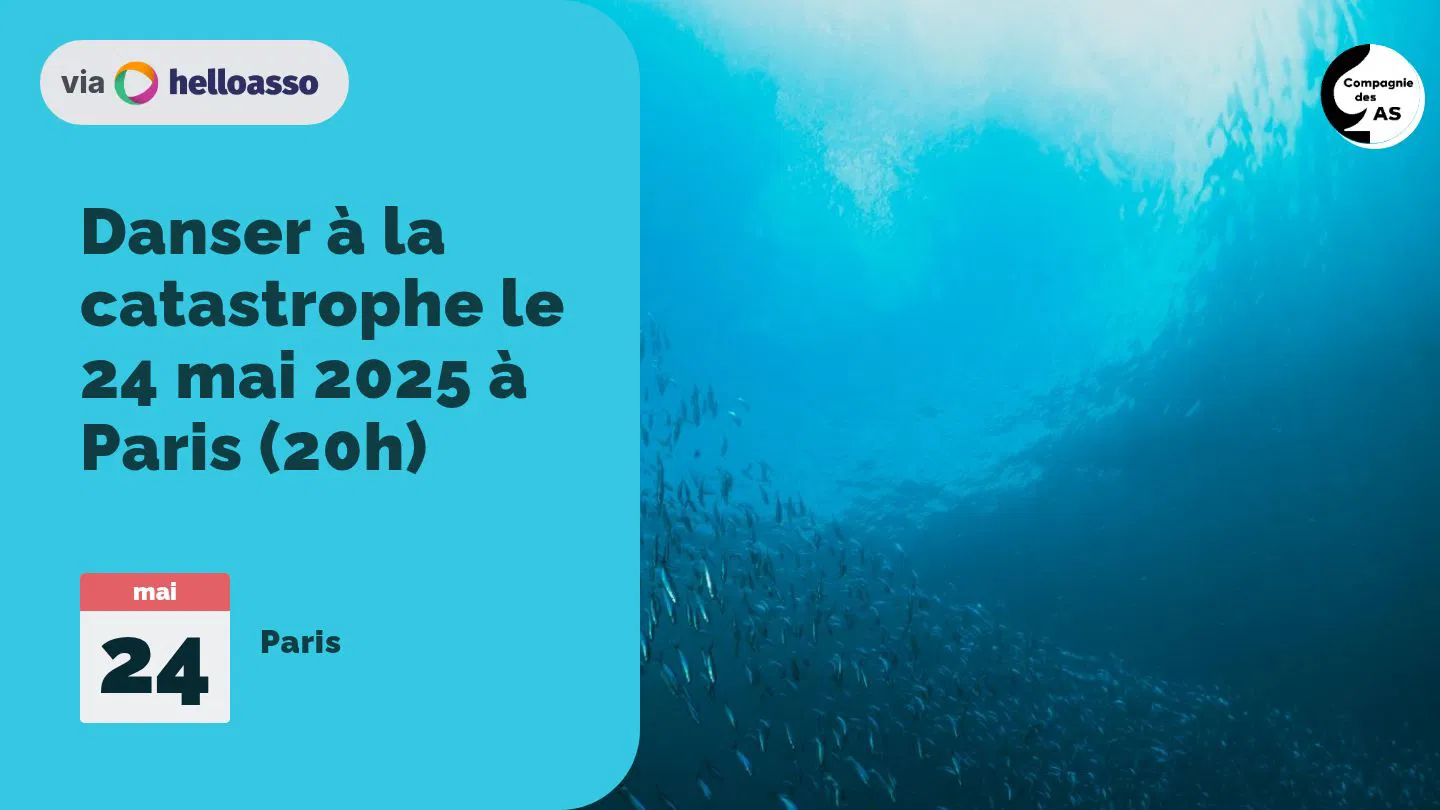 Danser à la catastrophe le 24 mai 2025 à Paris (20h)
