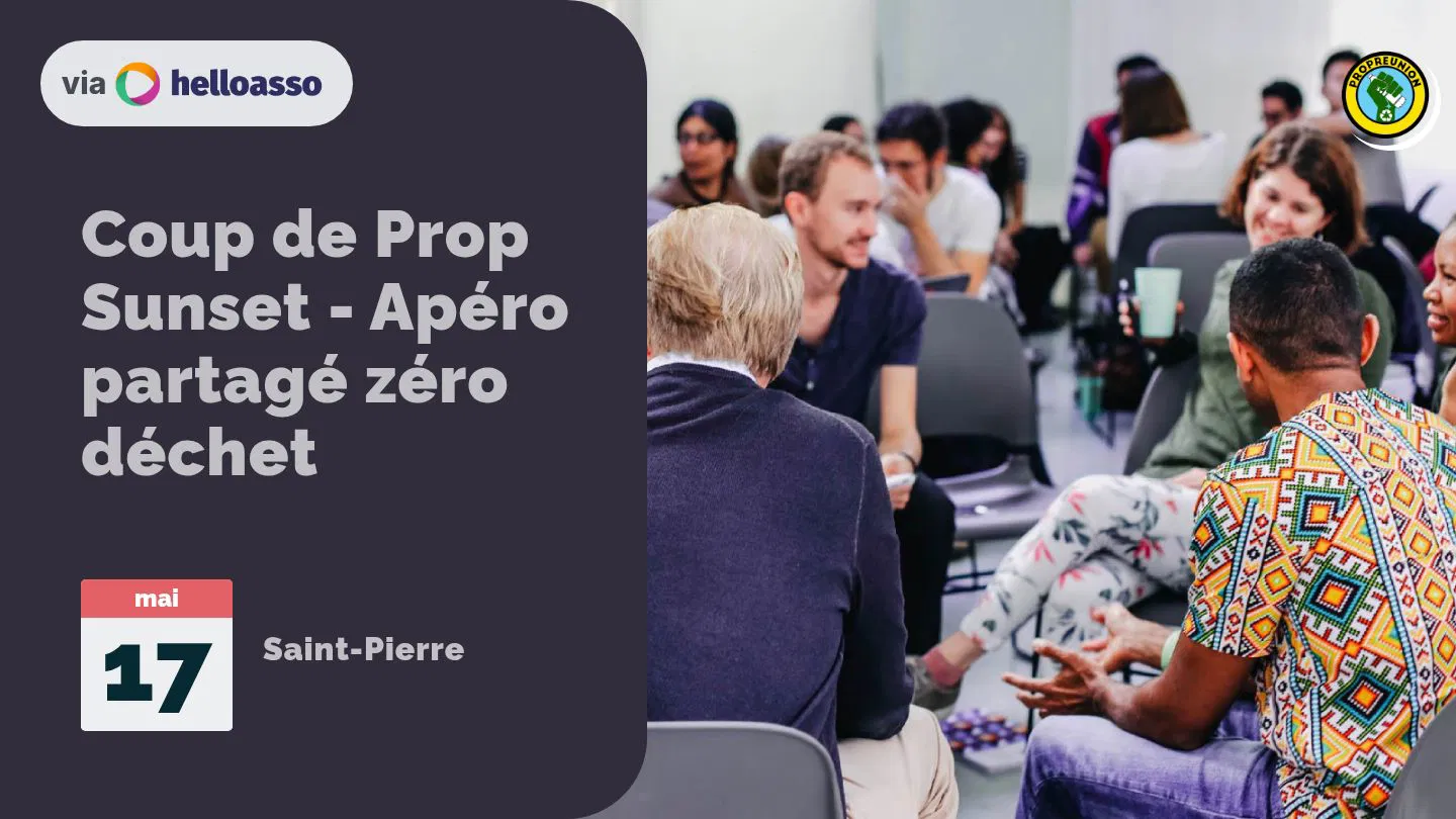 Coup de Prop Sunset - Apéro partagé zéro déchet