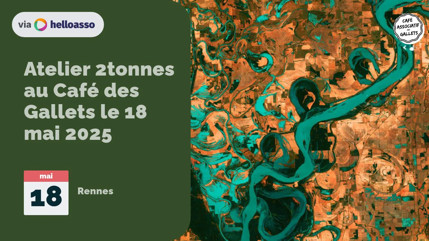 Atelier 2tonnes au Café des Gallets le 18 mai 2025