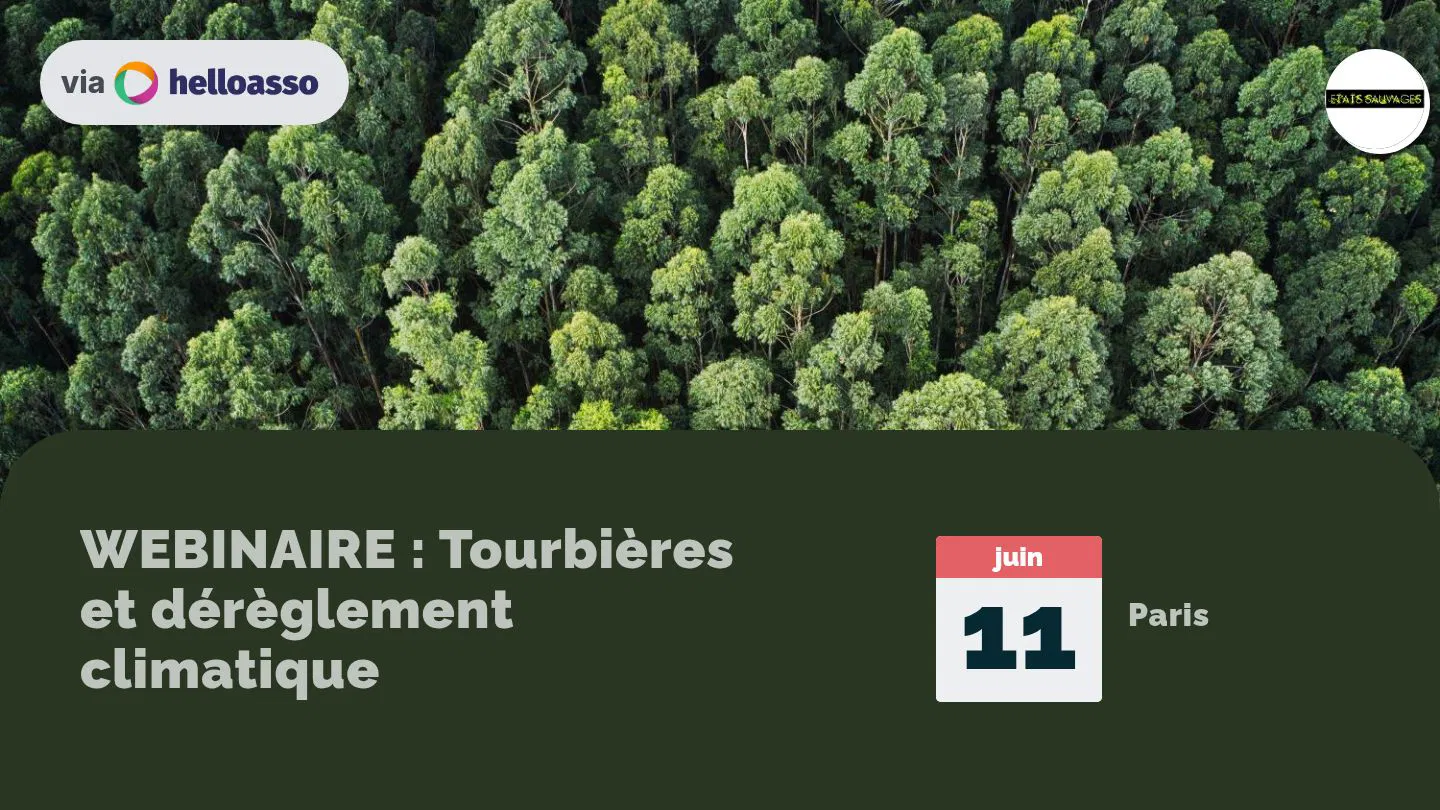 WEBINAIRE : Tourbières et dérèglement climatique