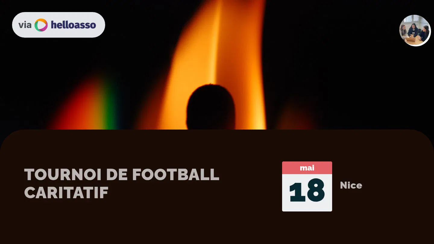 TOURNOI DE FOOTBALL CARITATIF