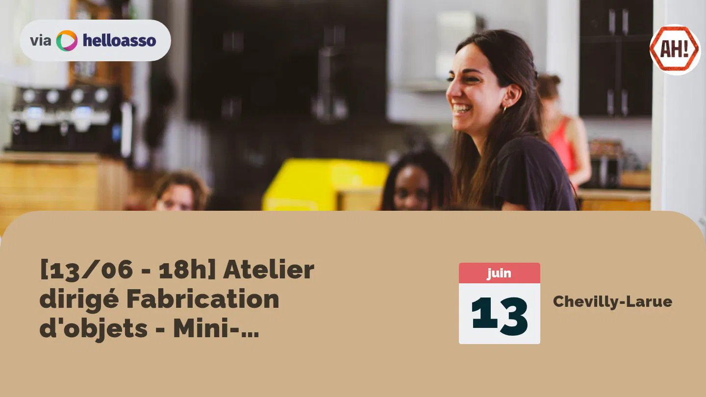 [13/06 - 18h GRATUIT] Atelier dirigé Fabrication d'objets - Mini-jardinières