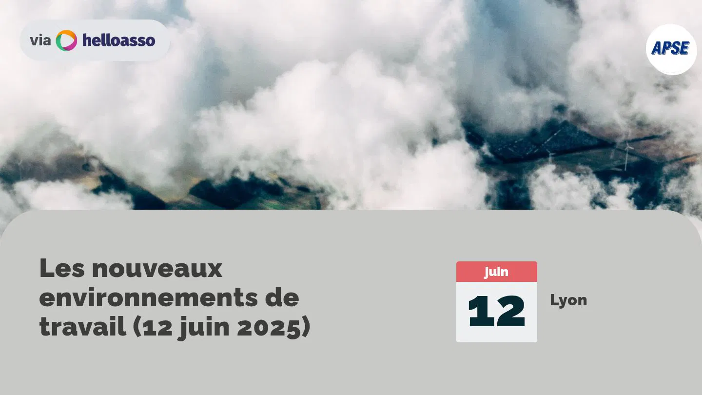 Les nouveaux environnements de travail (12 juin 2025)