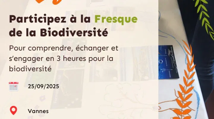 Fresque de la Biodiversité au Prisme à Vannes le 24 septembre 2025