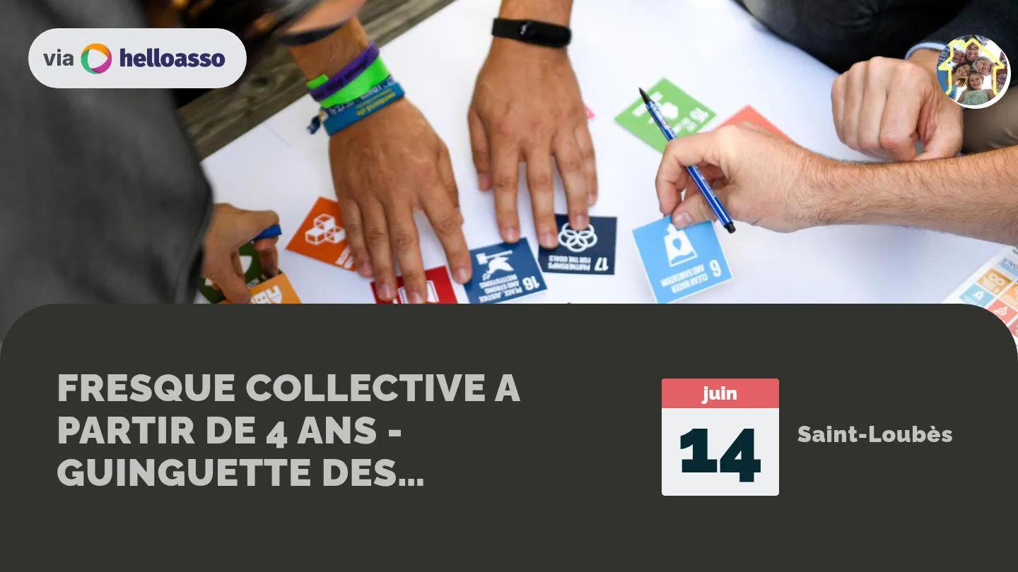 FRESQUE COLLECTIVE A PARTIR DE 4 ANS - GUINGUETTE DES FAMILLES