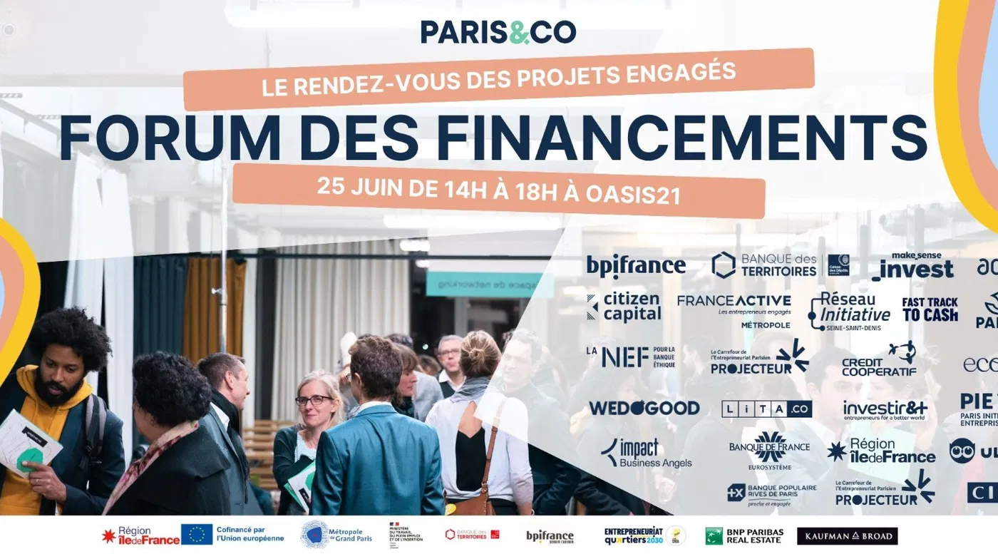 Le forum des financements le 25 juin à Oasis21