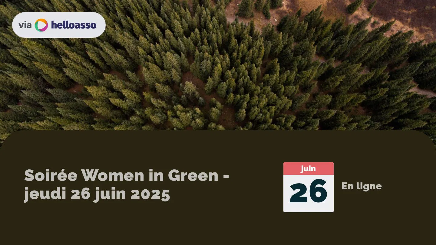 Soirée Women in Green - jeudi 26 juin 2025