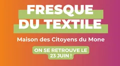 Fresque du textile le 23 juin à 17H30 à la Maison des Citoyens du Monde