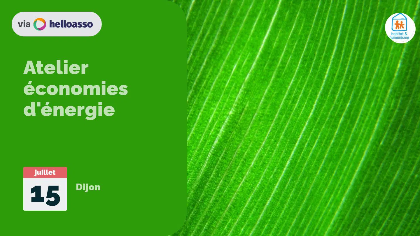 Atelier économies d'énergie